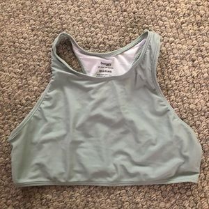 Highneck swim top Large